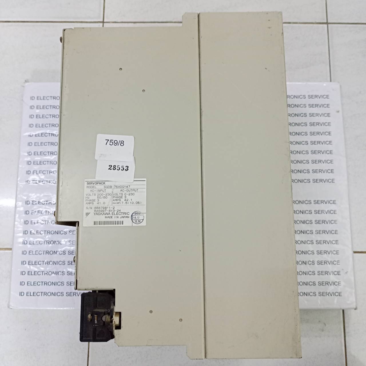 SGDB-75ADGY47 SERVO DRIVE " YASKAWA "