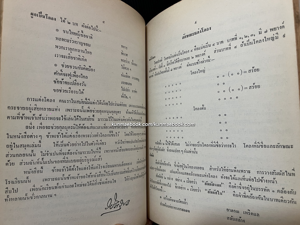 พระบรมราชาธิบายในการประพันธ์และฉันทลักษณ์ คติ-คารม / อนุสรณ์ นายจำนงราชกิจ ( จรัญ บุณยรัตพันธุ์ )