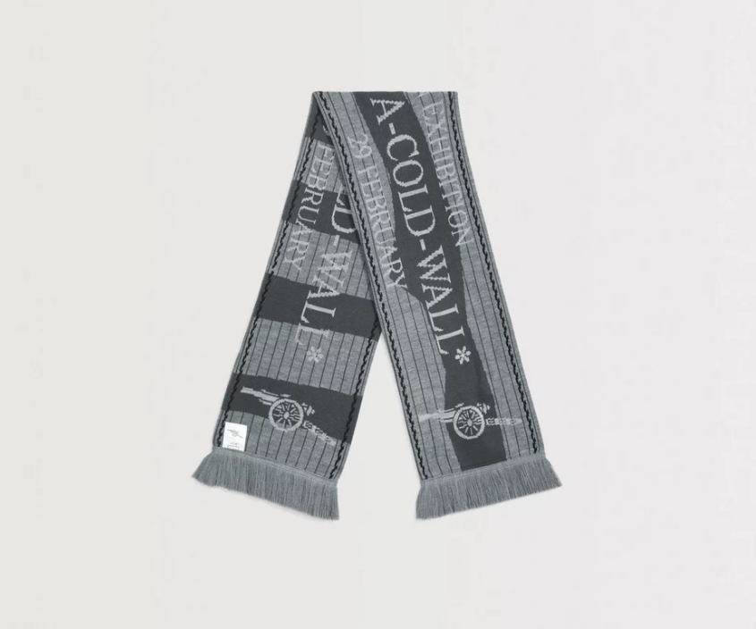 ผ้าพันคออาร์เซนอล Arsenal x A-COLD-WALL* Derby Grey ของแท้