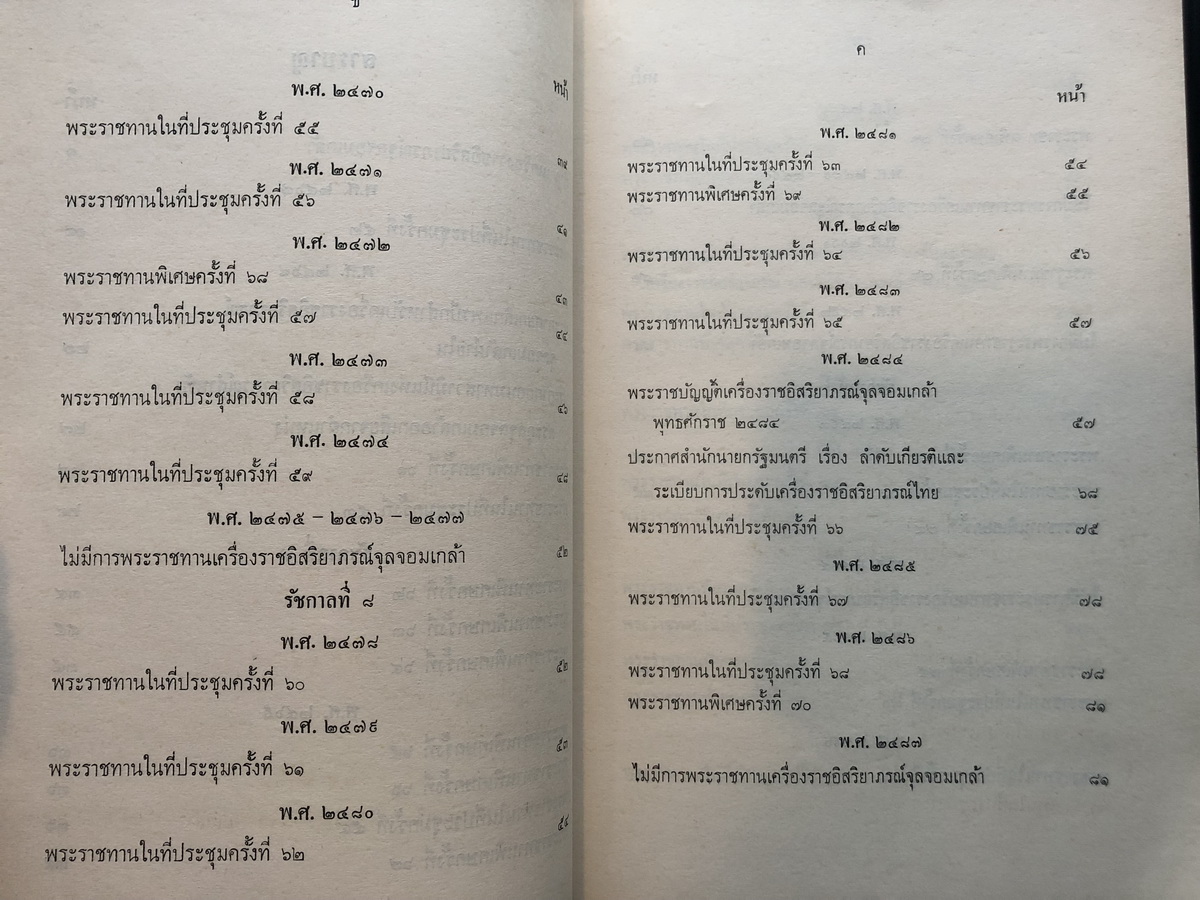 ตำนานเครื่องราชอิสริยาภรณ์จุลจอมเกล้า ภาค ๒ *พิมพ์ครั้งแรก