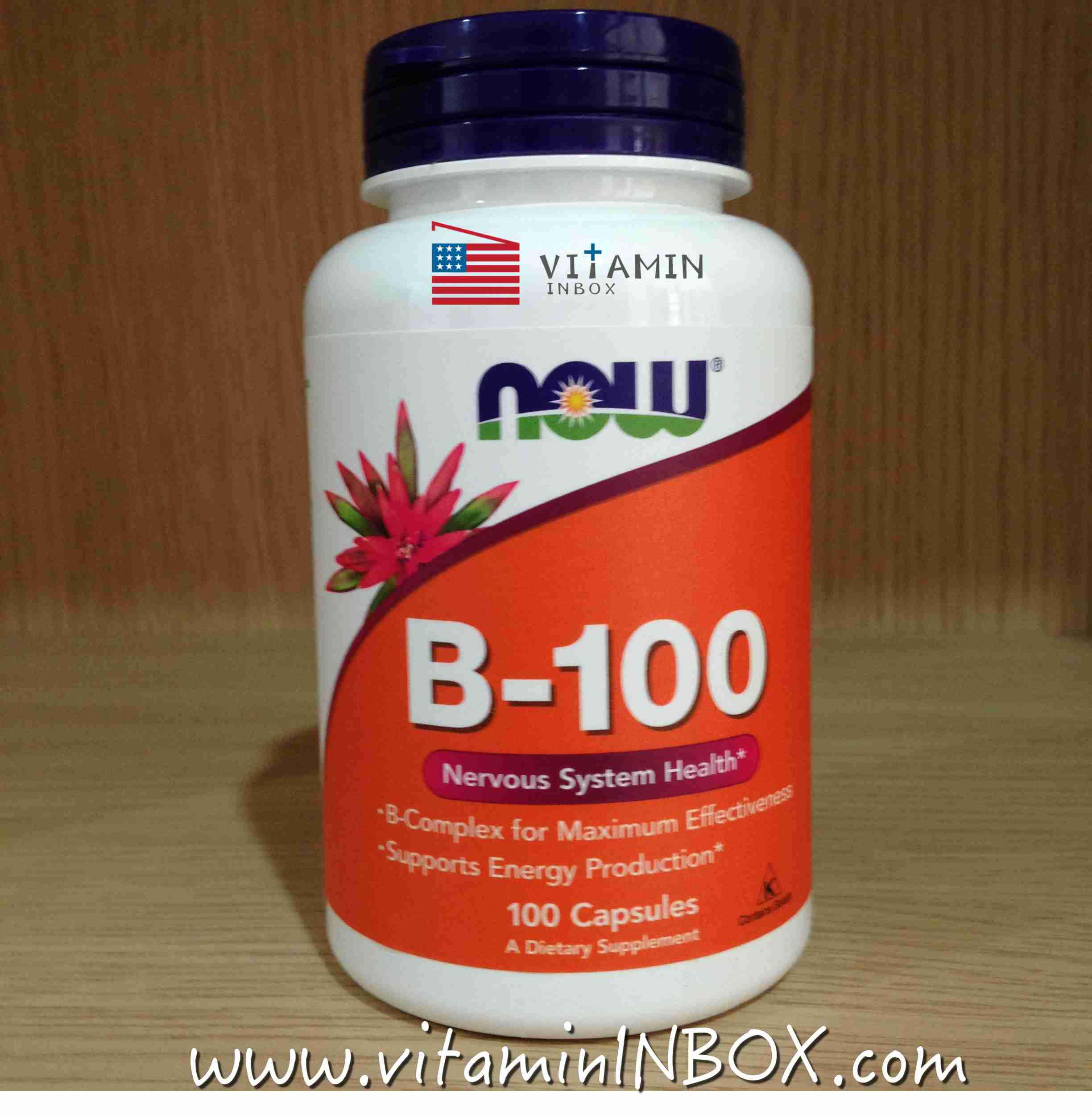 Now Foods, B-100, 100 Capsules