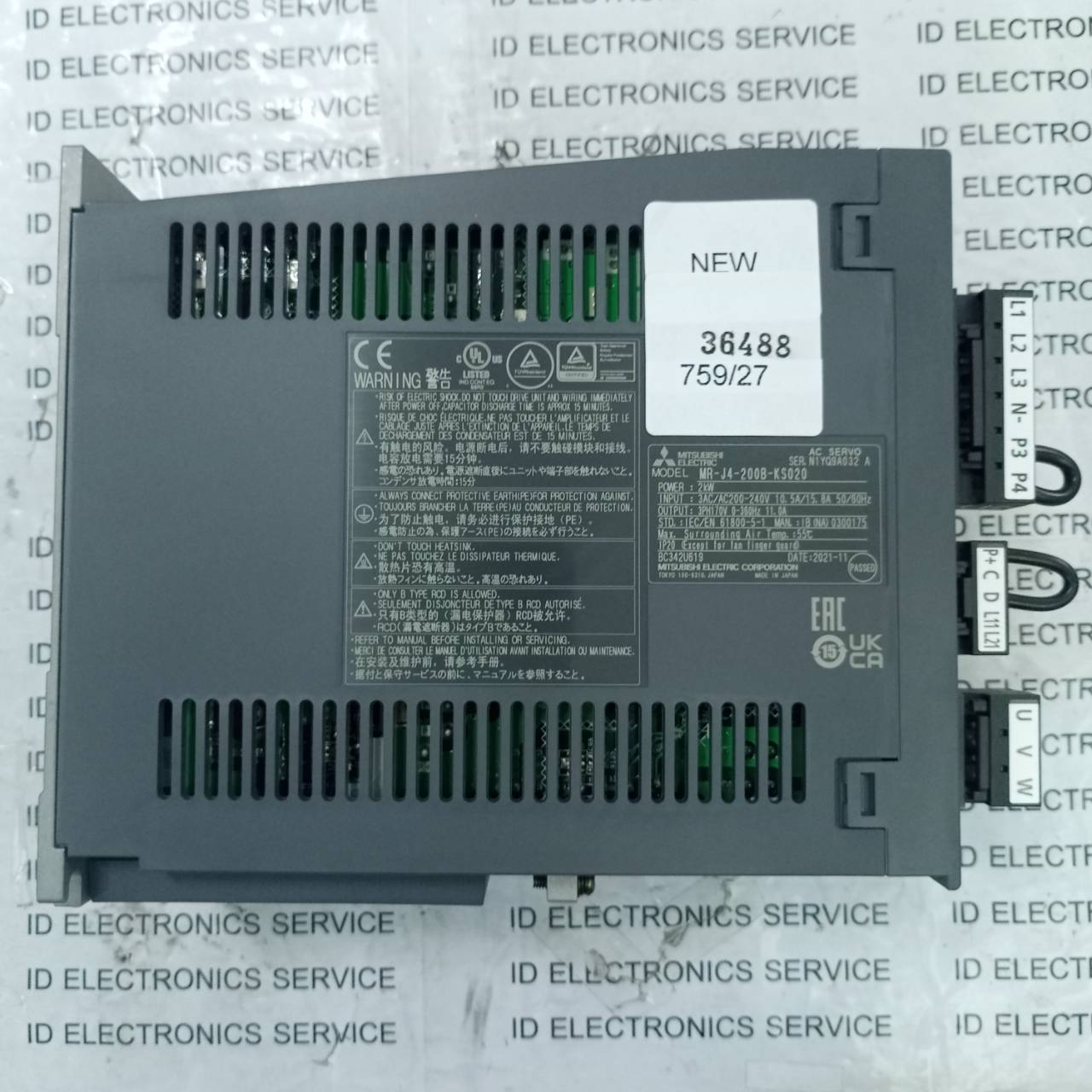 MR-J4-200B-KS020 SERVO DRIVE " MITSUBISHI "