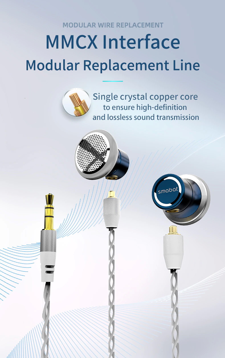 ขาย SMABAT M0 หูฟังเอียบัด พร้อมลูกเล่นถอดอัพเกรด Driver ได้ไม่ต้องบัดกรี