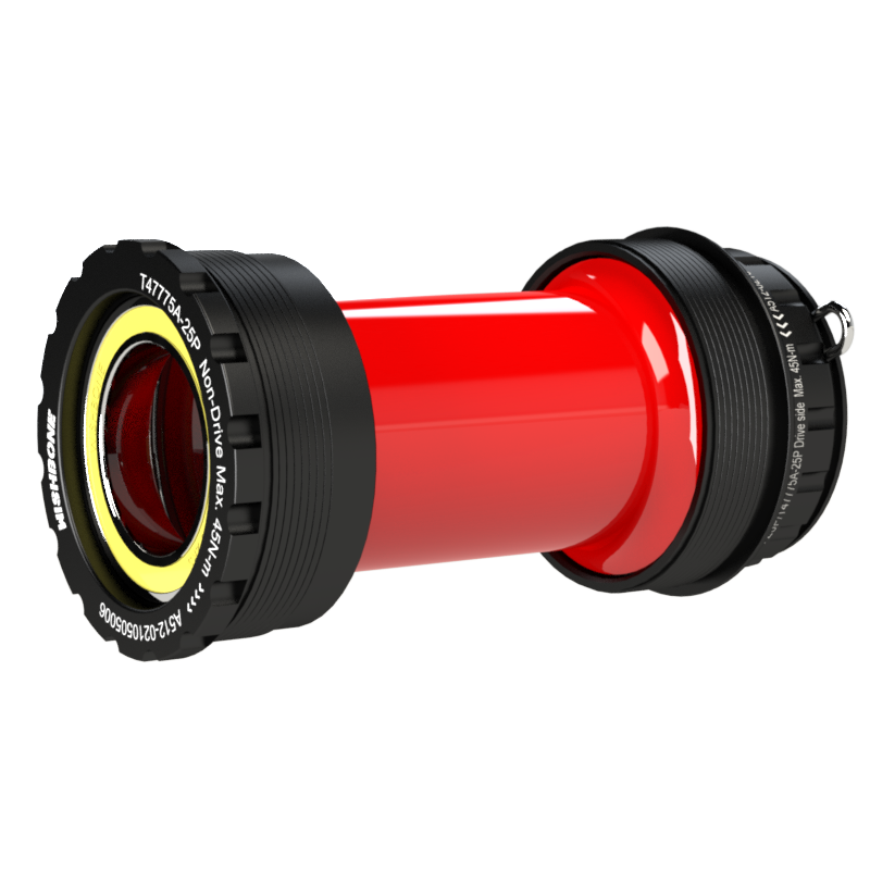 บอตตอมแบร็คเก็ต WISHBONE T47 BBRight | Ceramic Bearings | Shimano, SRAM, Campagnolo Compatible | น้ำหนักเบา 103–104 กรัม | รับประกัน 2 ปี