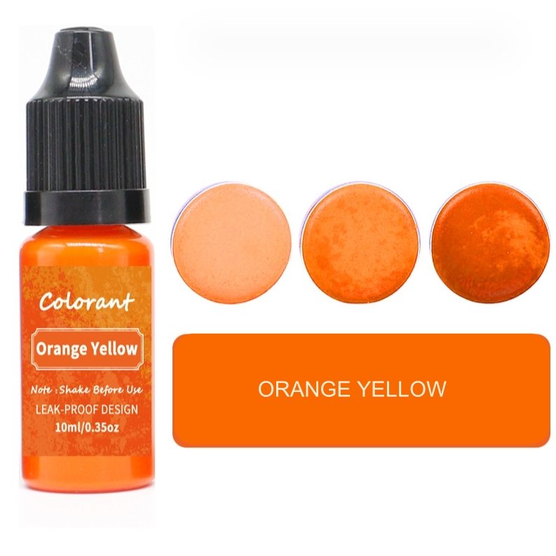 สีผสมเทียนน้ำ-ORANGE YELLOW