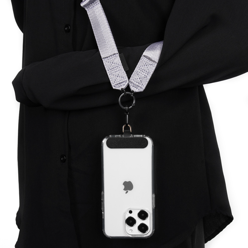 สายคล้องเคสโทรศัพท์ไนล่อน สะพายข้าง(คล้องไหล่) ปรับระดับ รุ่น SY001