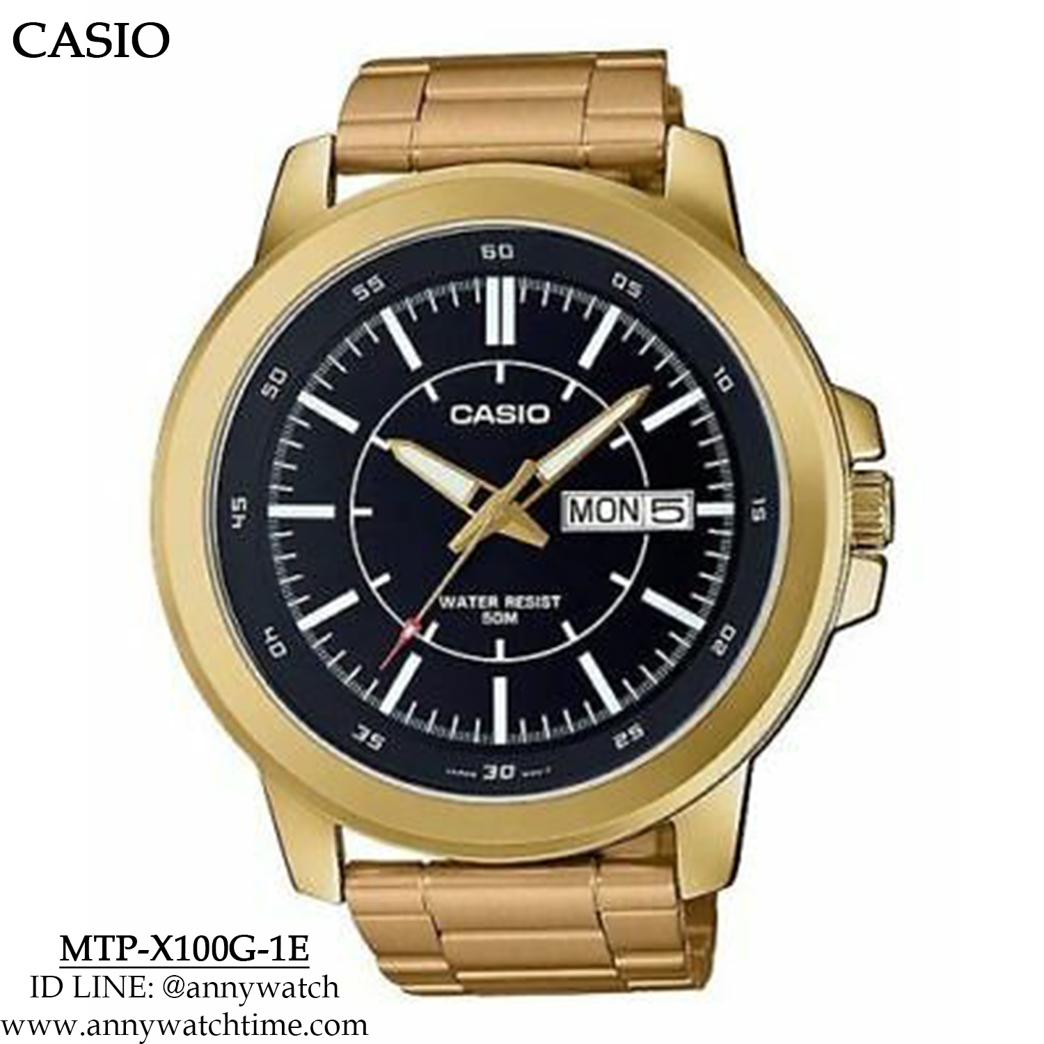 CASIO MTP-X100G-1E
