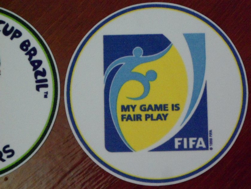 อาร์มสัญลักษณ์ฟุตบอล การแข่งขันฟุตบอลโลก - ฟุตบอลโลก 2014 รอบคัดเลือก PLAYER SIZE ใหม่ / WORLD CUP International Football Tournament PLAYER SIZE Football Patch/Badge - FIFA WORLD CUP 2014 QUALIFIERS NEW
