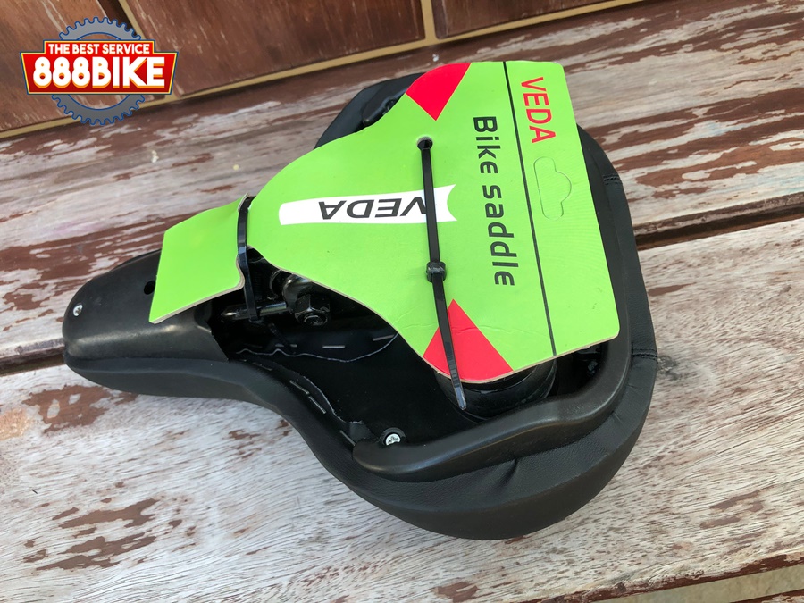 เบาะจักรยานแบบหนานุ่ม จัมโบ้ " VEDA " มีร่องกลาง, VEDA-109