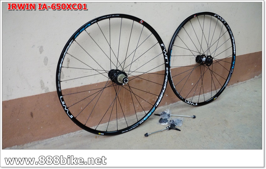 ชุดล้อเสือภูเขา IRWIN IA-650XC01 27.5" Alloy wheelset MTB แบร์ริ่ง 27.5 (60คลิ๊ก) 2016,IA650
