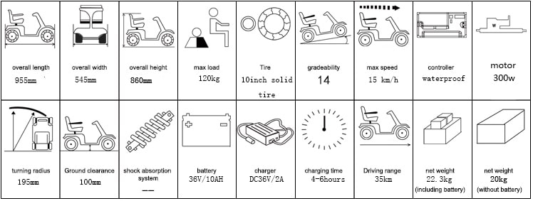 สกูตเตอร์ไฟฟ้า DYNAVOLT L1.3 สกูตเตอร์ 3 ล้อ Scooty Moped Kick Mobility E Scooter มอเตอร์ 300วัตต์