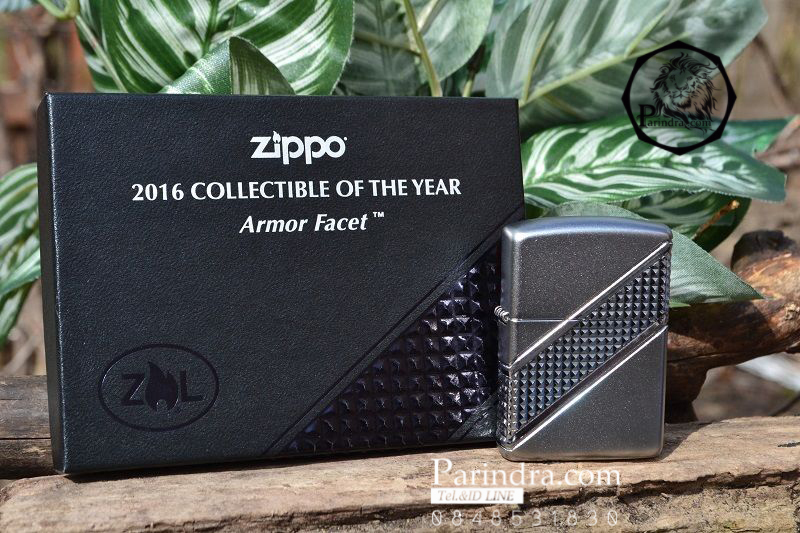 ไฟแช็ค Zippo 29151 แท้ Collectible of the Year 2016 Limited Edition Armor Facet แท้นำเข้า 100%
