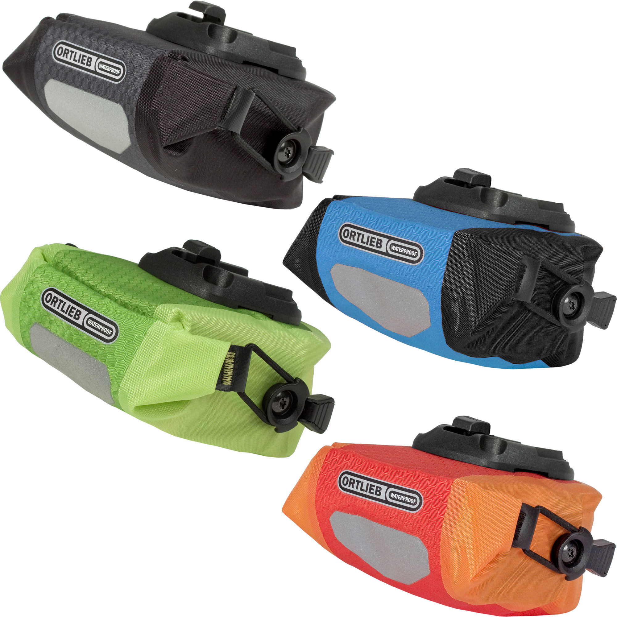 กระเป๋าใต้อาน Ortlieb Saddle-Bag Micro - Signal Red/Orange - 0.6 Litre