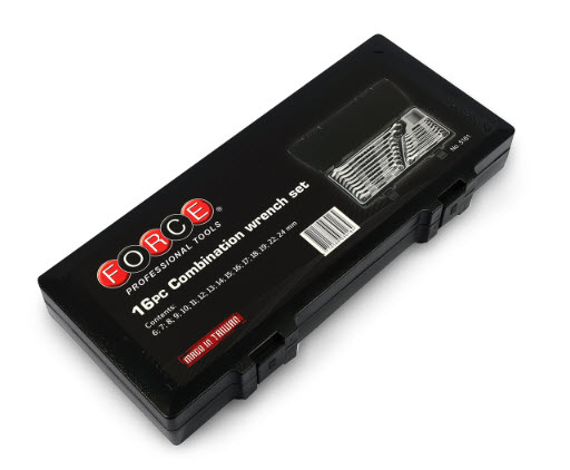 ชุดประแจแหวนข้างปากตาย (16 ชิ้น) ฟอร์ซ (FORCE) P/N.F131-5161 (*)