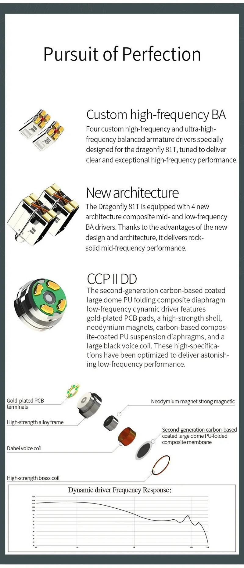 JUZEAR Dragonfly81T หูฟัง IEMs Hybrid 9 ไดรเวอร์ 1DD+8BA ประกันศูนย์ไทย