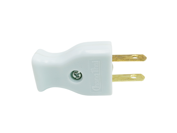 *เลิกจำหน่าย* ปลั๊กตัวผู้, ปลั้กเสียบตัวผู้ 2ขาแบน(ราคา/กล่อง=60ตัว)