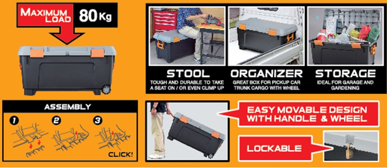 กล่องเครื่องมือ1000 (TOOL STOCKER 1000) รวมค่าจัดไปรษณีย์ไทยส่งแล้ว