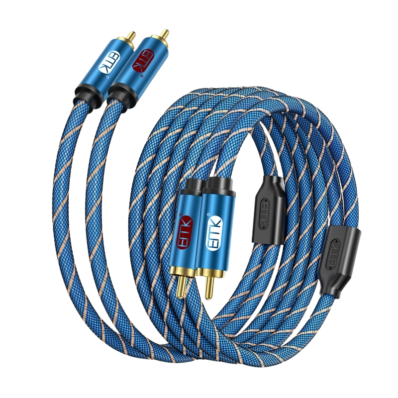 ERTK PremiumRCATORCA สายสัญญาณเสียง Premium RCA คู่ ส่งสัญญาณเสถียร ประกันศูนย์ไทย