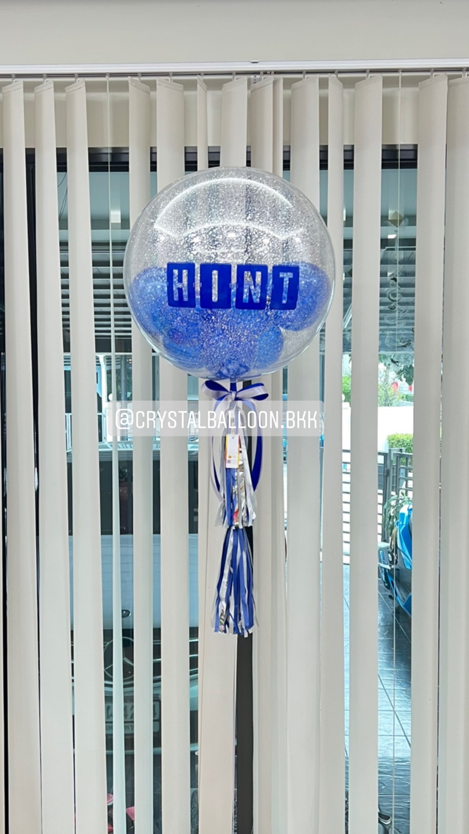 ลูกโป่ง แสดงความยินดี Bubble 24" พร้อมตกแต่ง สามารถเปลี่ยนสีลูกโป่ง/เปลี่ยนข้อความ/เปลี่ยนขนาดได้