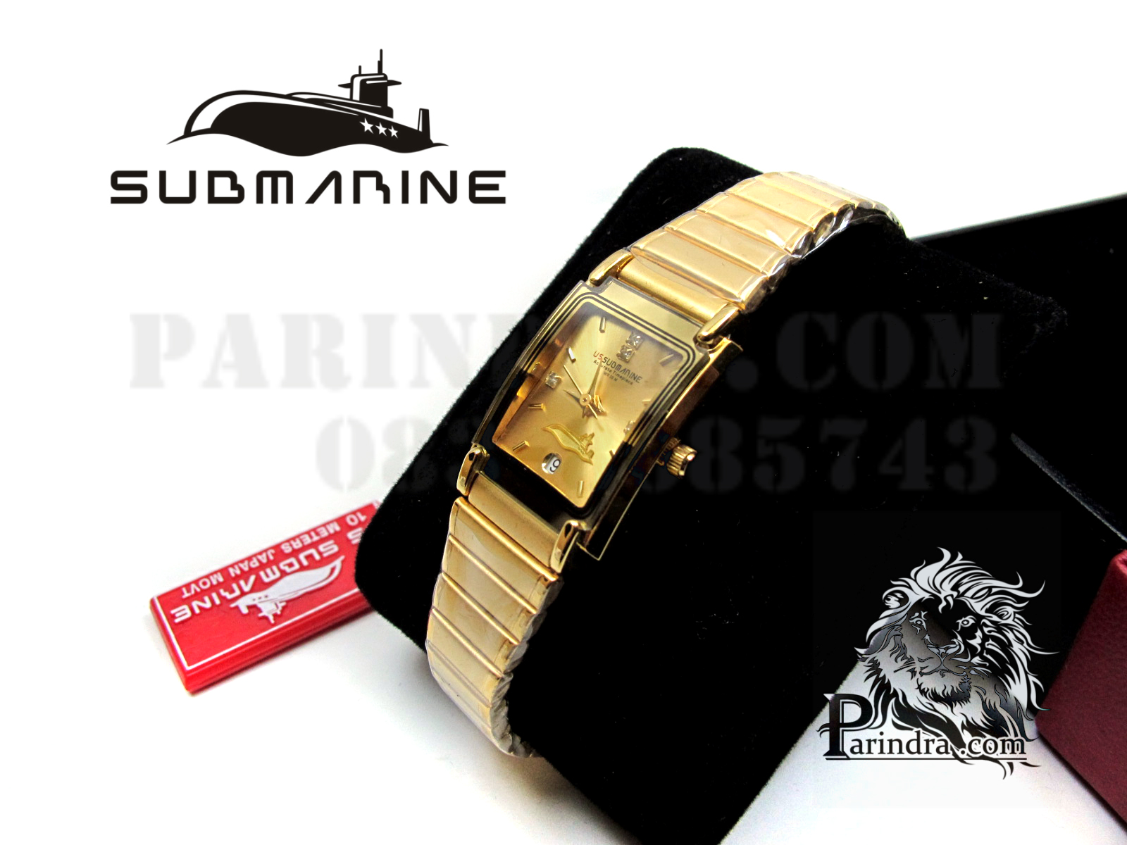 นาฬิกา U.S. submarine รุ่น S1002L สีทองล้วน