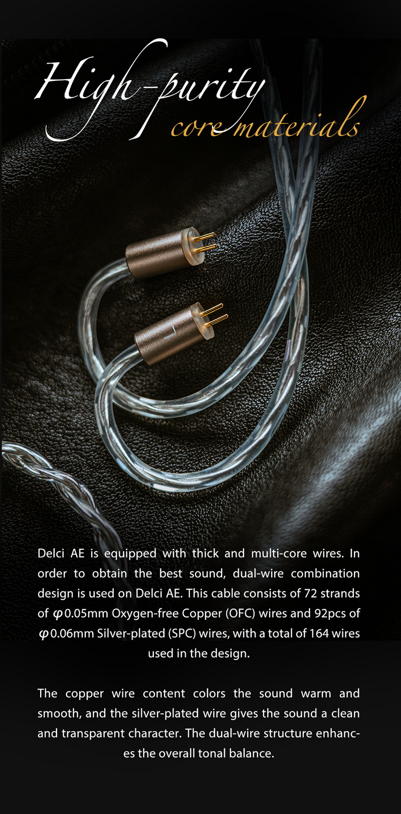 KEFINE DelciAE หูฟัง IEMs ไดรเวอร์ Dynamic 10 มม. ไดอะแฟรม DLC+PU เปลี่ยนท่อนำเสียงได้ ประกันศูนย์ไทย