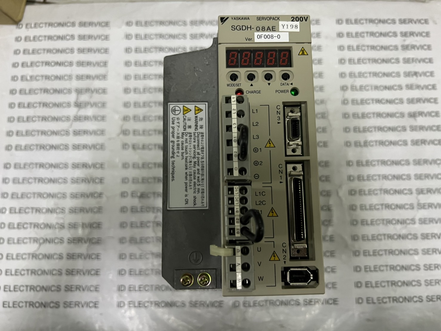 SGDH-08AEY198 SERVO DRIVE " YASKAWA "