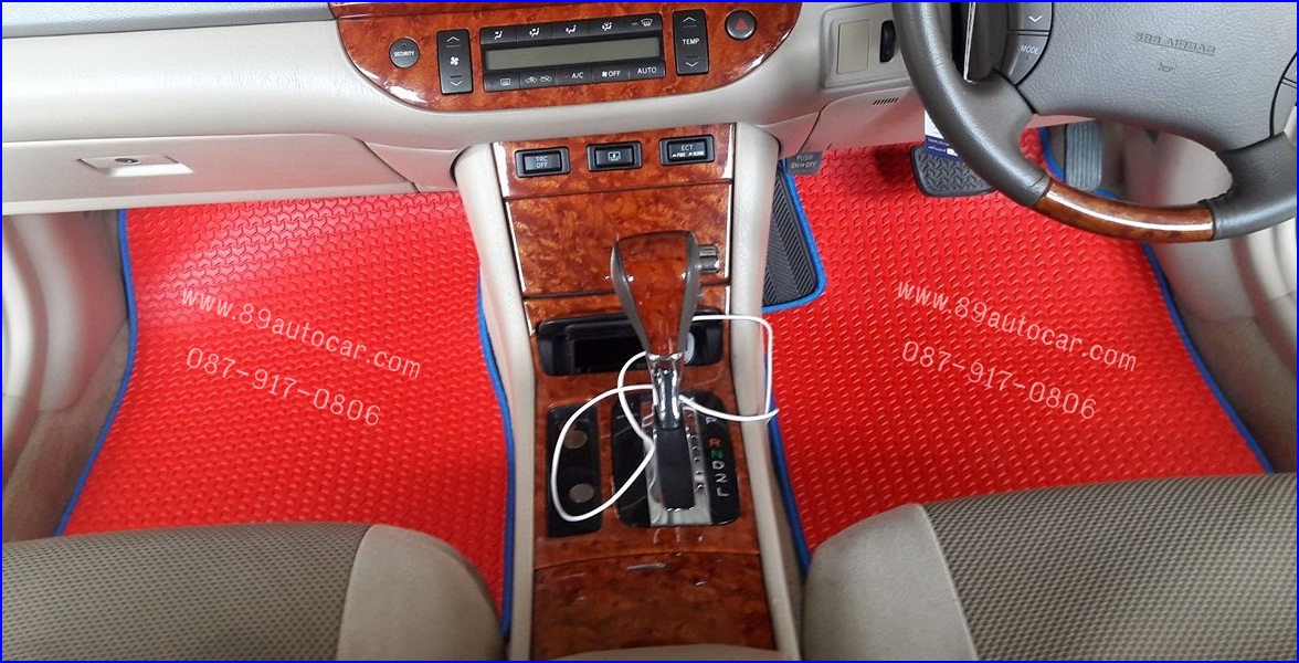 ผ้ายางปูพื้นรถยนต์ Toyota Camry โฉมถังใหญ่ ธนูสีแดงขอบฟ้า