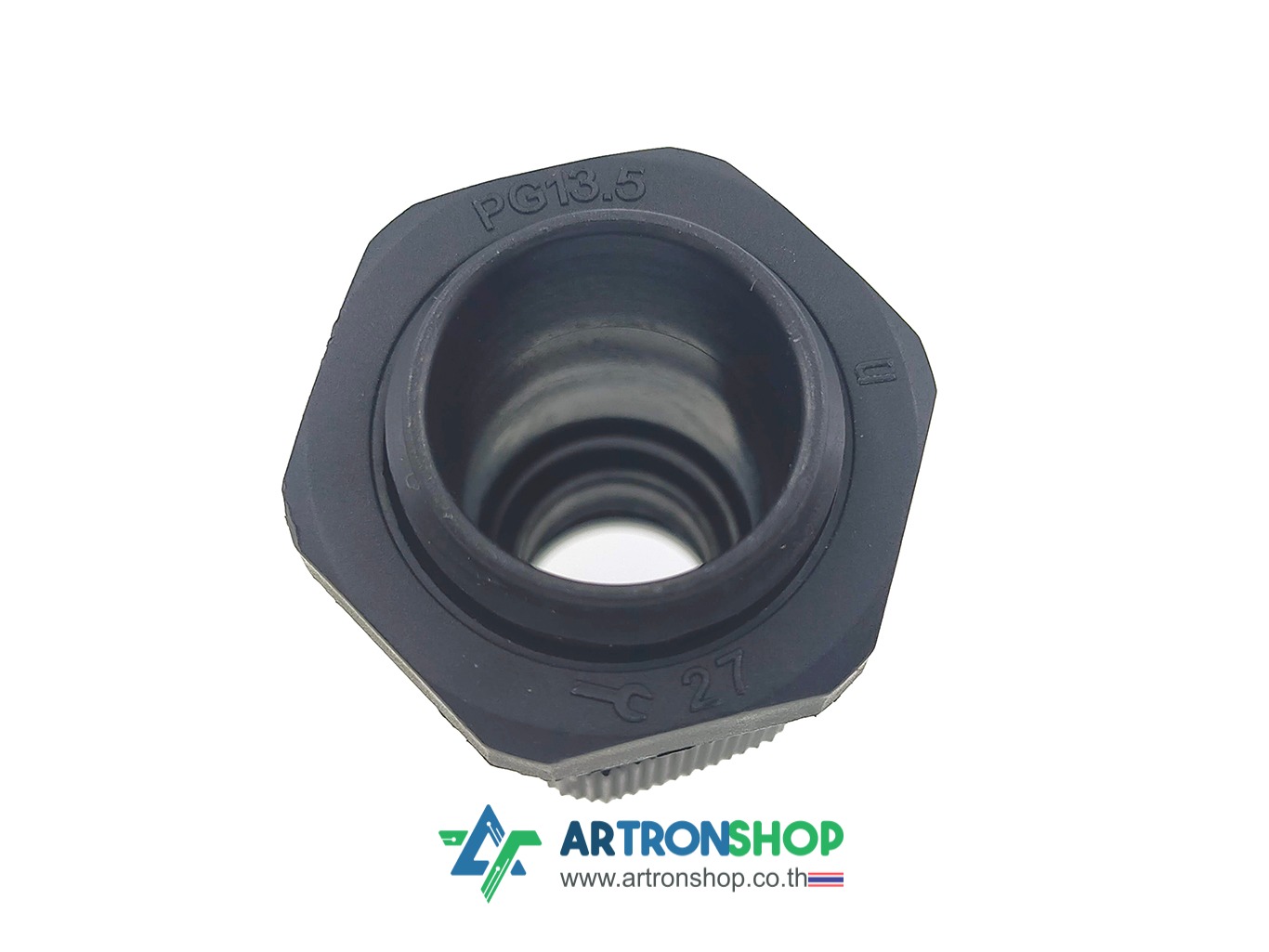 เคเบิ้ลแกลนพลาสติก PG13.5 สีดำ