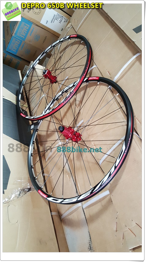 ชุดล้อเสือภูเขา SASO DEPRO "DW-350" ดุมแบริ่ง Disc 27.5" + ซี่ลวด DT Swiss