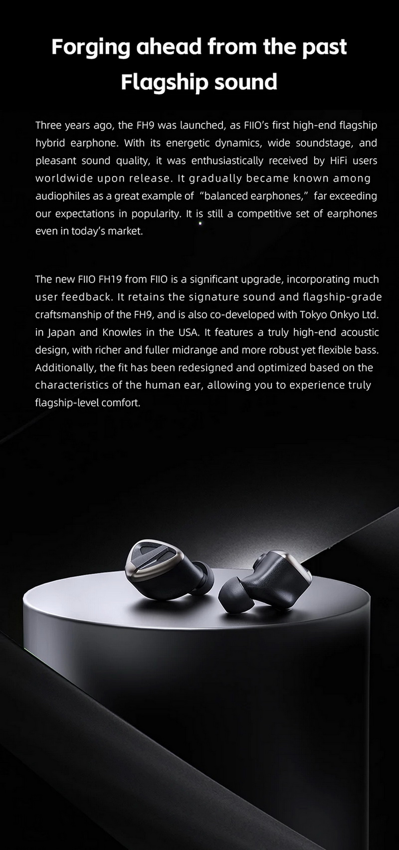 FiiO FH19 หูฟัง IEMs 8 ไดรเวอร์ 2DD+6BA เปลี่ยนท่อนำเสียงได้ รองรับ Hi-Res ประกันศูนย์ไทย