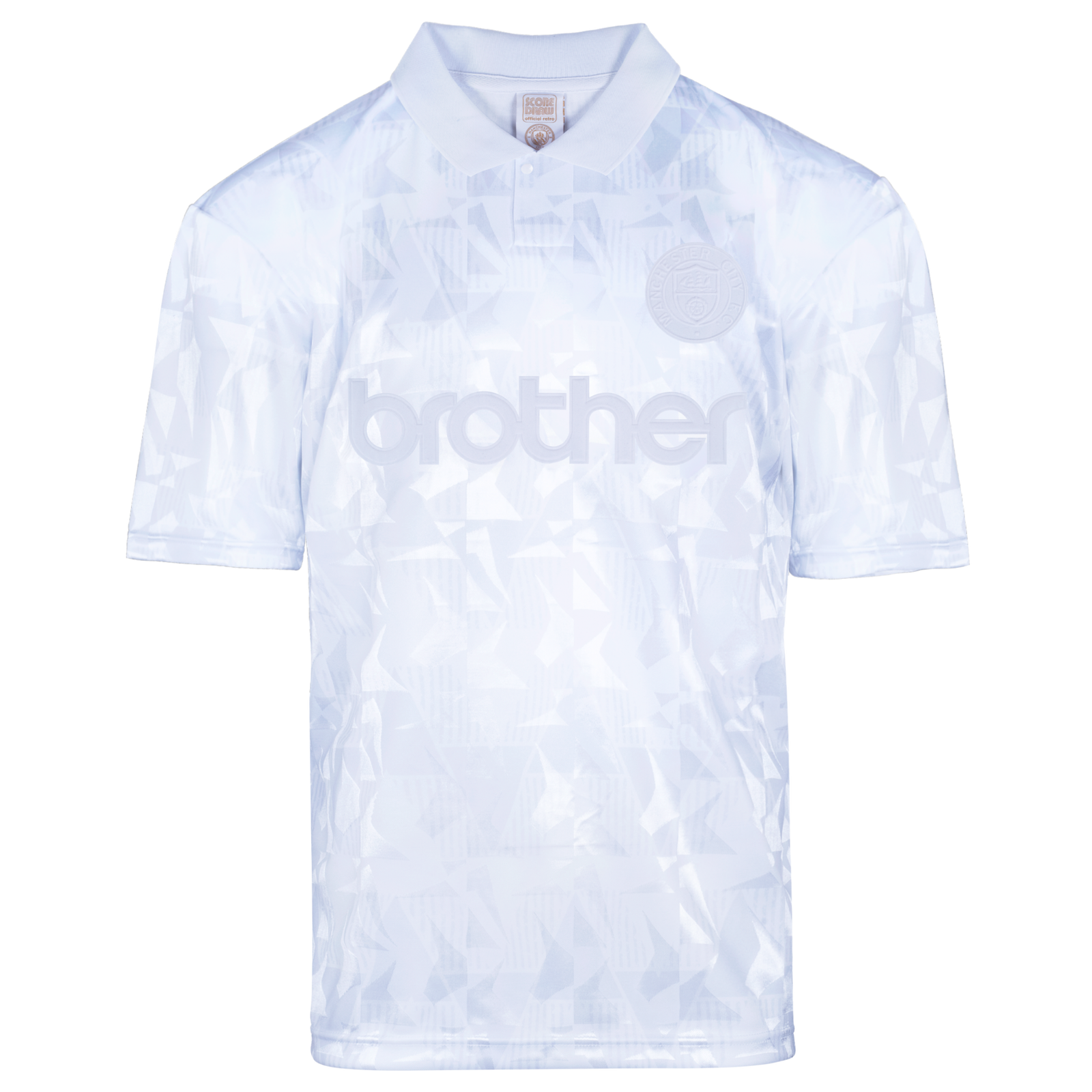 เสื้อแมนเชสเตอร์ ซิตี้ย้อนยุค 1990 Whiteout ของแท้