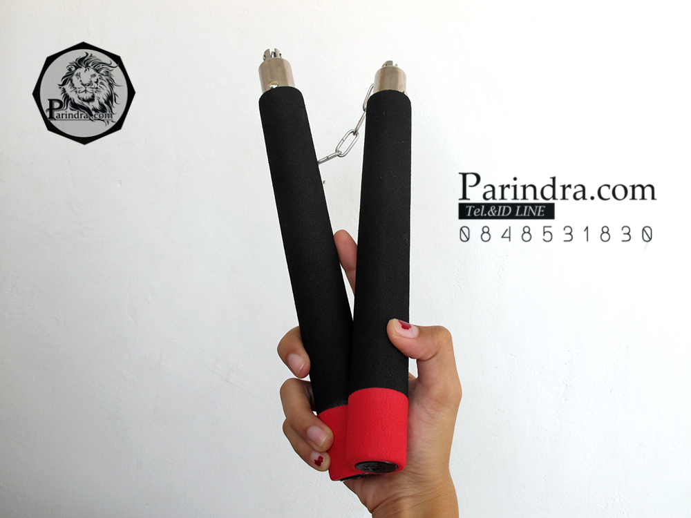 กระบองสองท่อนสำหรับการฝึก หุ้มโฟมอ่อนนุ่ม อุปกรณ์ป้องกันตัว