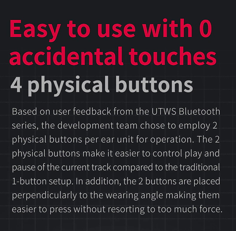 FiiO FW5 หูฟัง TWS หูฟัง 3 ไดรเวอร์ 2BA+1DD ประกันศูนย์ไทย