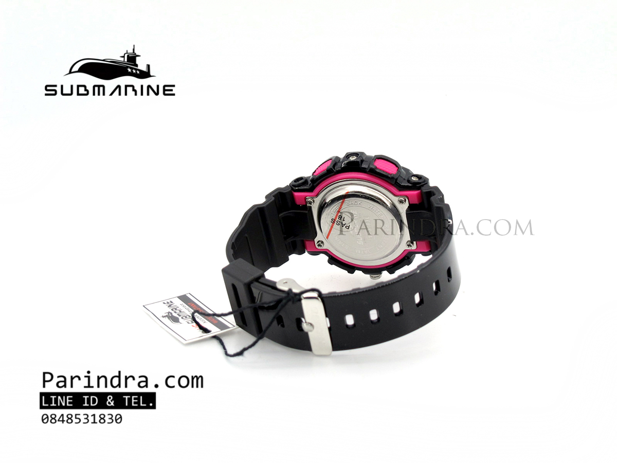 นาฬิกา US submarine Adventure Protector รุ่น TP3163L สีดำ-ชมพู