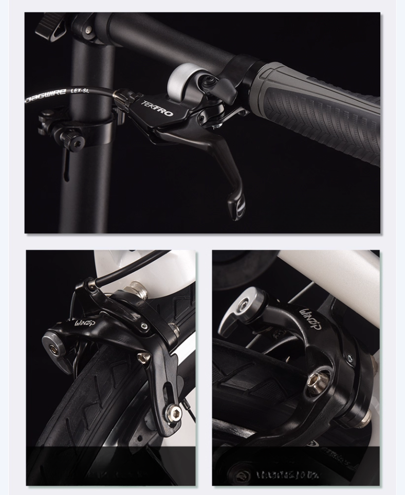 ZAVA Z3 2025 จักรยานพับคาร์บอน T800 | เกียร์ Shimano SORA R3000 | ล้อ 20 นิ้ว | สีขาว, เขียวเข้ม, น้ำตาล