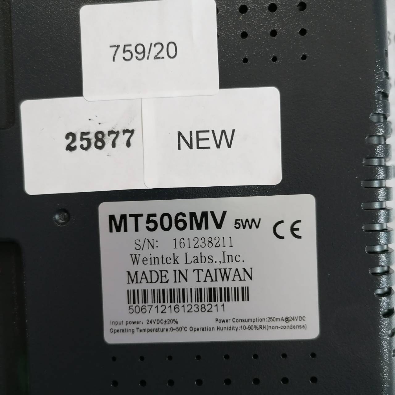 MT506MV 5WV HMI " WEINTEK "