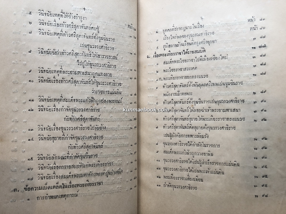 อธิบายเบ็ดเตล็ดในเรื่องพงศาวดารสยาม / อนุสรณ์ หม่อมเจ้าหญิงพร้อมเพราพรรณ ท.จ.