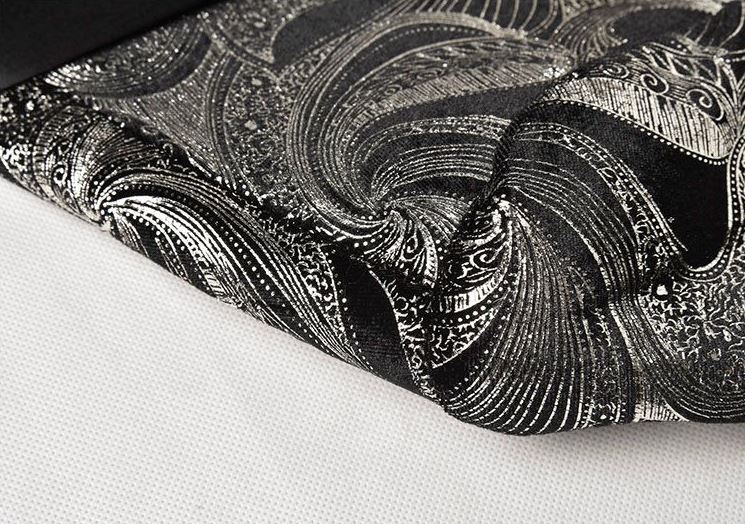 Pre-order ชุดสูทชาย ทักซิโด้ กระดุม2แถว แนวพิมพ์ลาย เนื้อผ้าดี