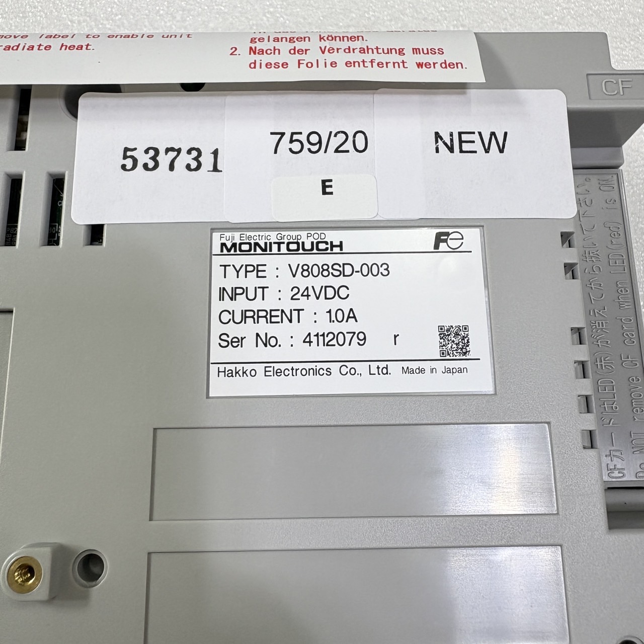 V808SD-003 HMI " HAKKO "