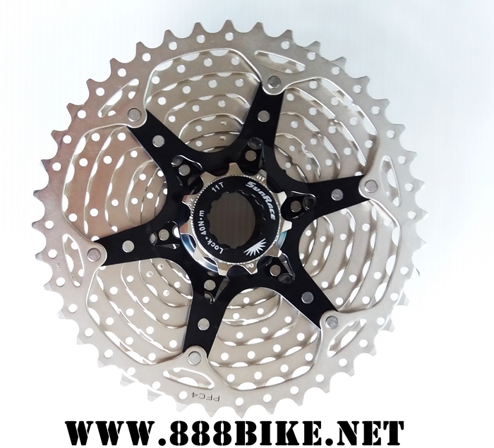 สเตอร์หลัง SUNRACE 10 สปีด ,CS-MS3 CASSETTE MTB ,11-42T WIDE RANGE