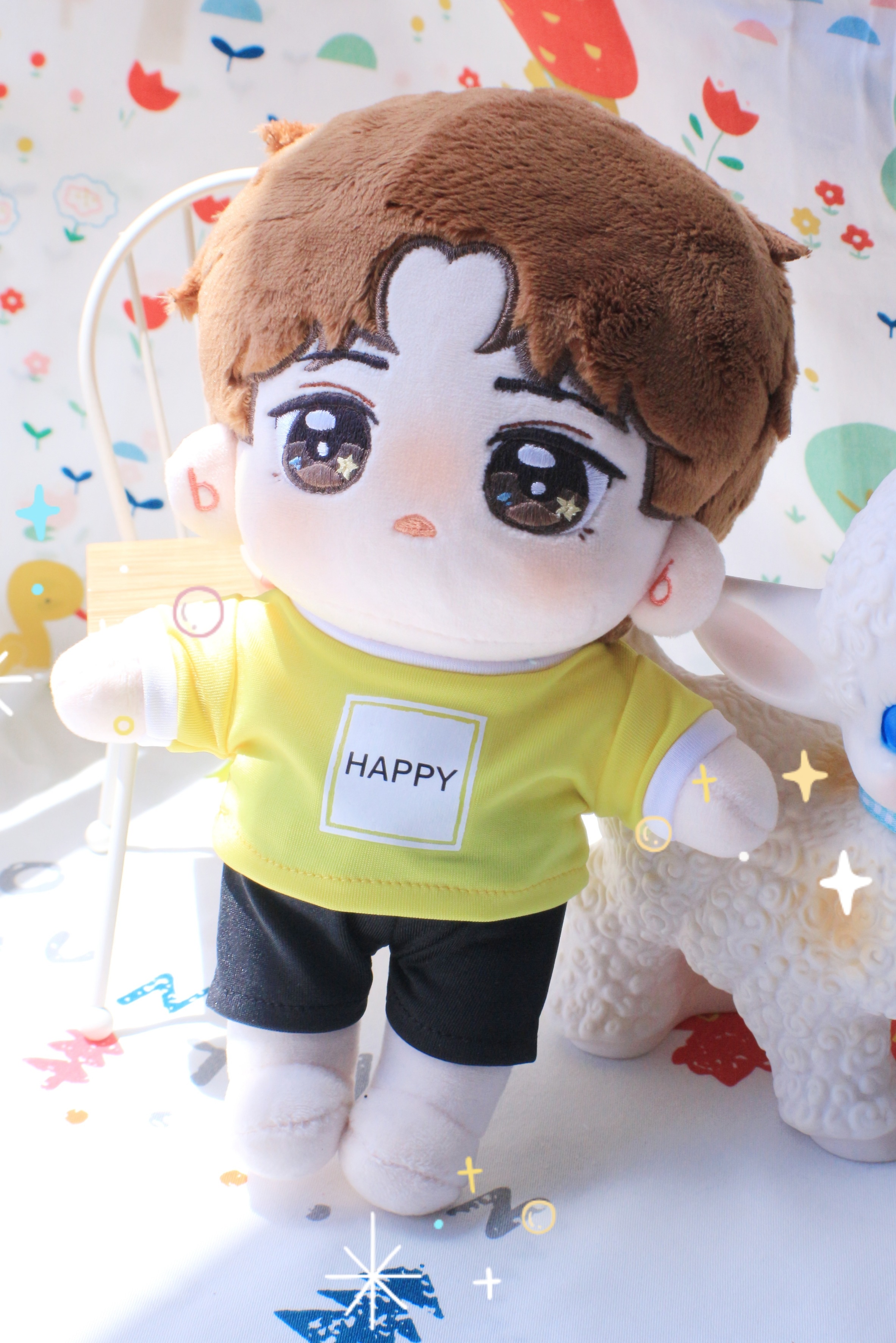 ชุดตุ๊กตา ป๋อจ้าน จากรายการ Happy Camp (15,20 cm.)