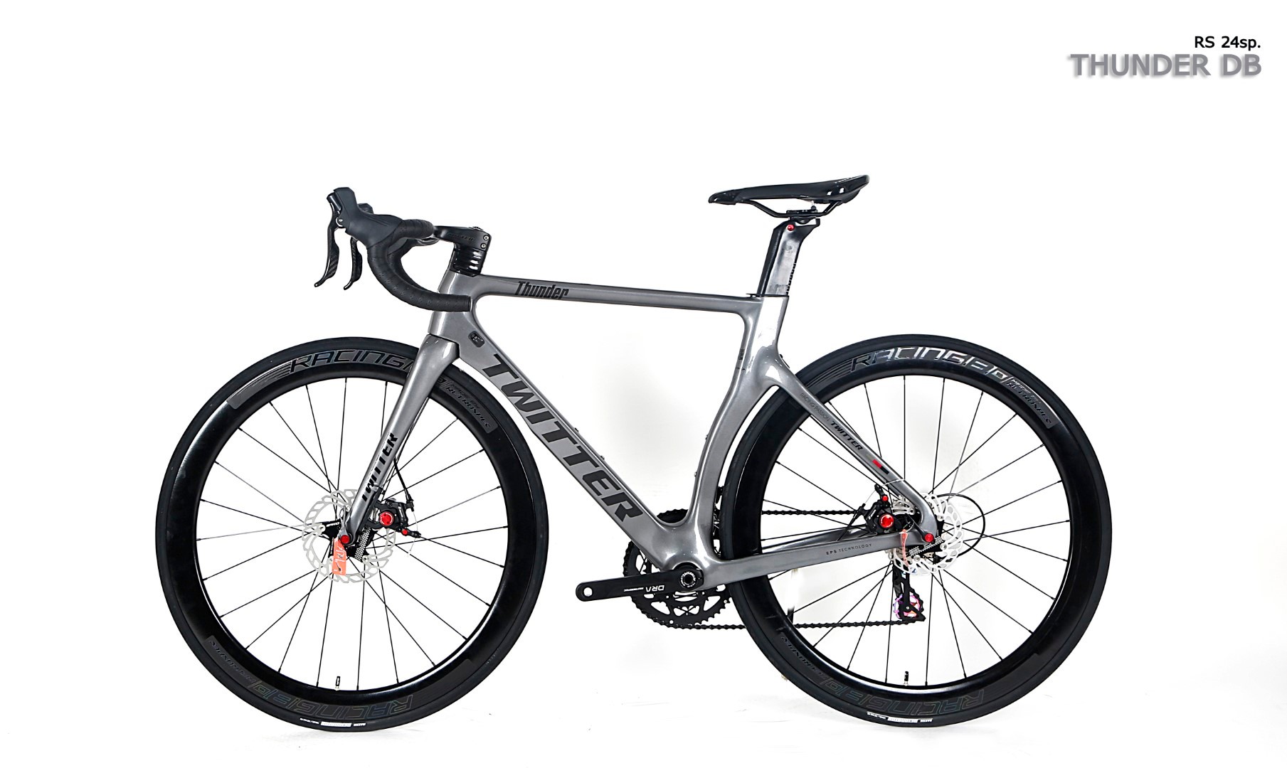 TWITTER THUNDER DB RS 24 SP CARBON WHEEL, full carbon, 2*12 Retrospec, 2022