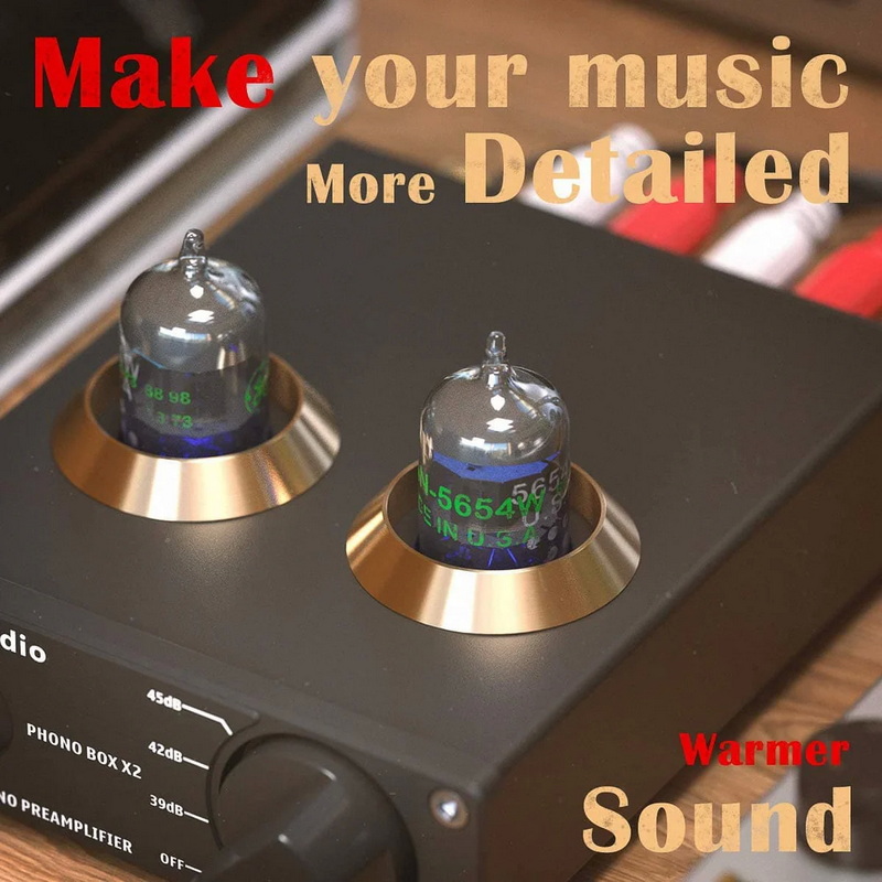 Fosi 5654W Tubes หลอดแก้วสูญญากาศสำหรับเครื่องเสียง T20, P1, P2, Box X2, Box X4 หนึ่งคู่สองชิ้น