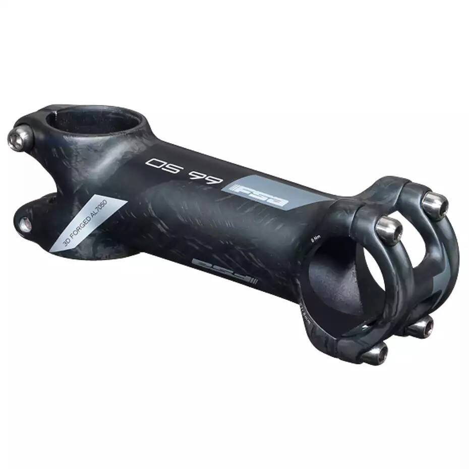 คอแฮนด์เสือหมอบ FSA OS-99 CSI ,CARBON STEM สีดำขาวและดำแดง