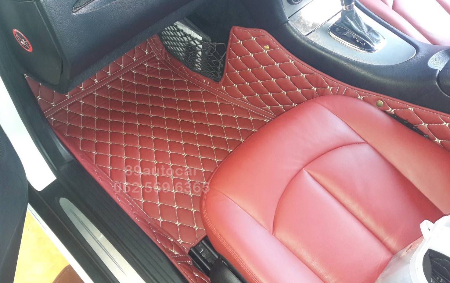 พรมรถยนต์ พรมรถเบนซ์ CLK240, CLK200 W209 เข้ารูป เต็มคัน