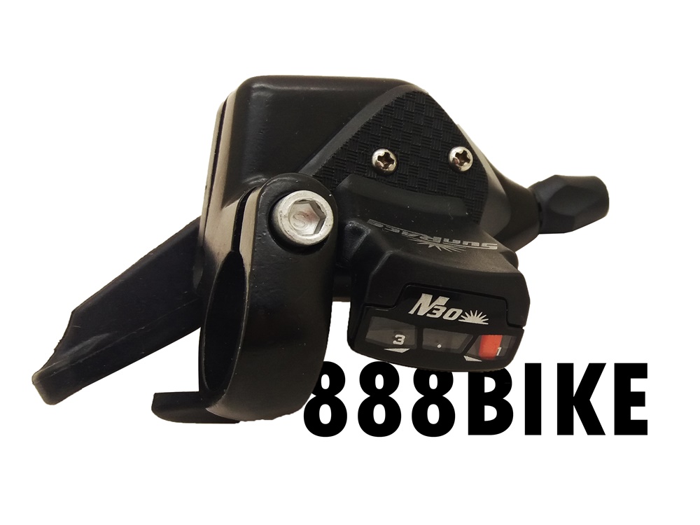 มือเกียร์เสือภูเขา Sunrace 3x7สปีด M30 มีสาย (มีกล่อง)