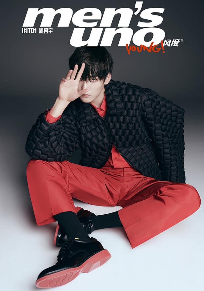 นิตยสาร Men's Uno 10/21 ปก Zhou Keyu +โปสเตอร์ 1 ใบ