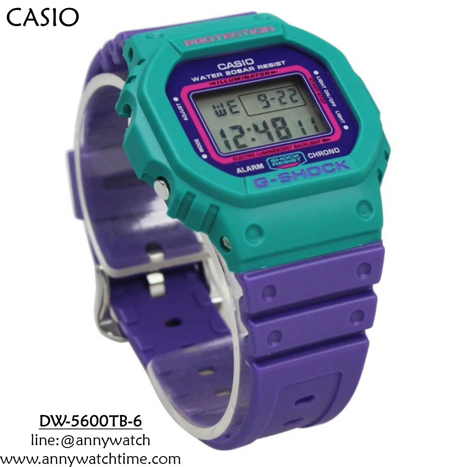 G-SHOCK DW-5600TB-6 - จำหน่ายนาฬิกาของแท้ 100% รับซ่อมนาฬิกา 