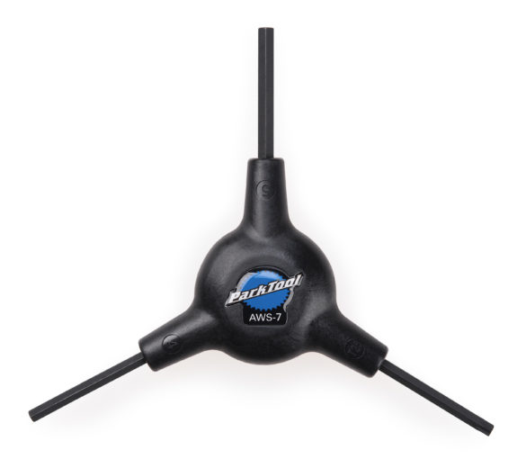 Park Tool 3-WAY HEX AND TORX® COMPATIBLE WRENCH,AWS-7