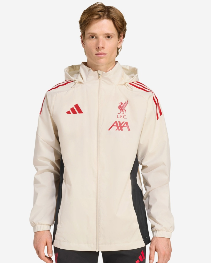 เสื้อแจ็คเก็ตลิเวอร์พูลอาดิดาส 25/25 Domestic All Weather ของแท้